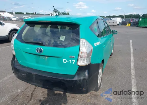 2014 Toyota Prius V Two from USA, damaged, VIN JTDZN3EU6E3321844
